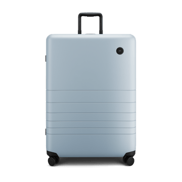 Front view of Check-In Large in Blue Haze
