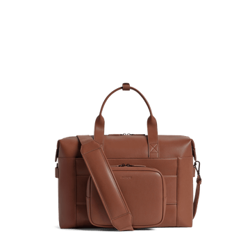 Back view of Metro Duffel in Mahogany