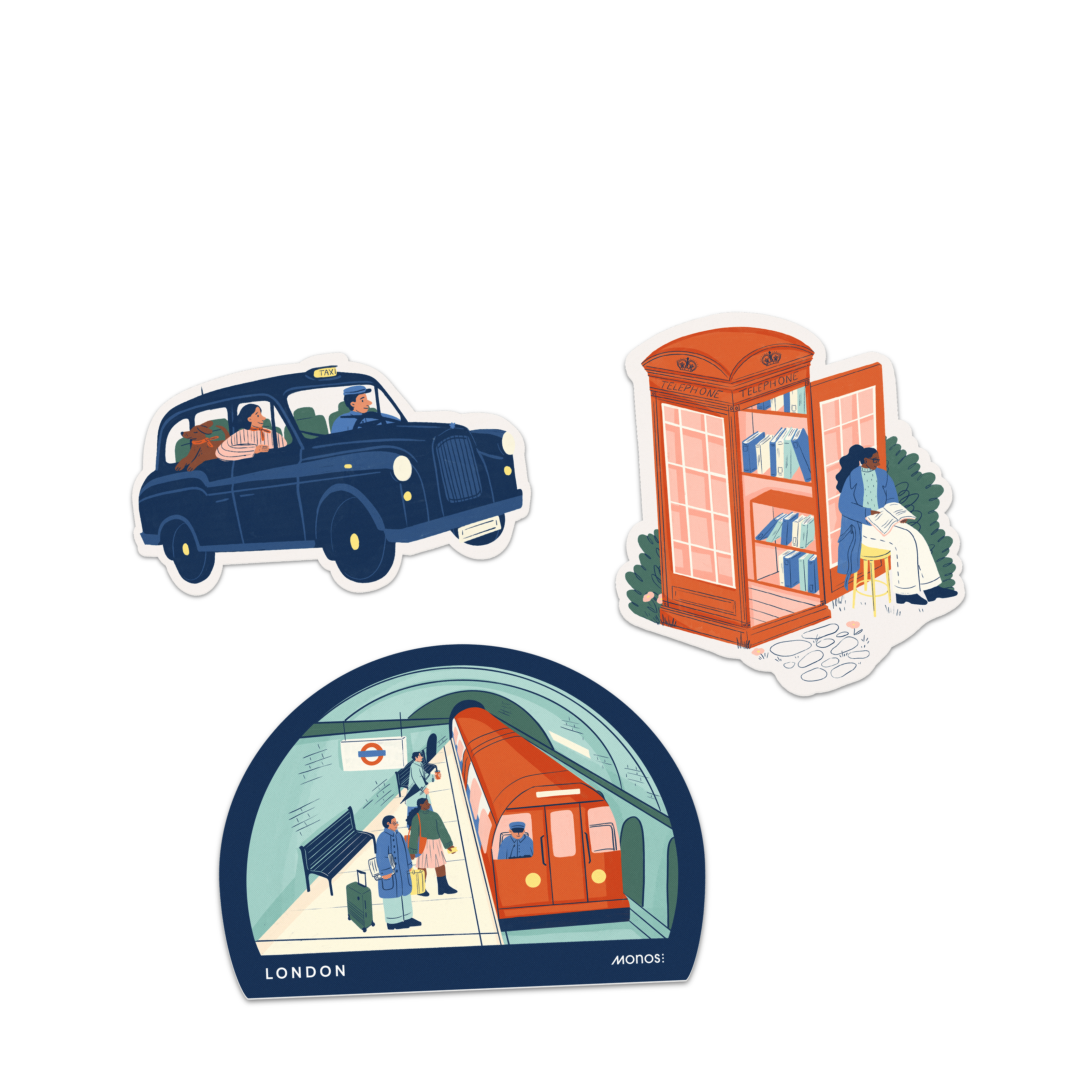 London Destination Stickers